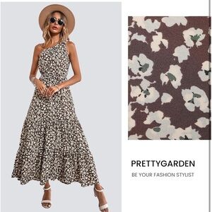 Floral Sleeveless Maxi Dress